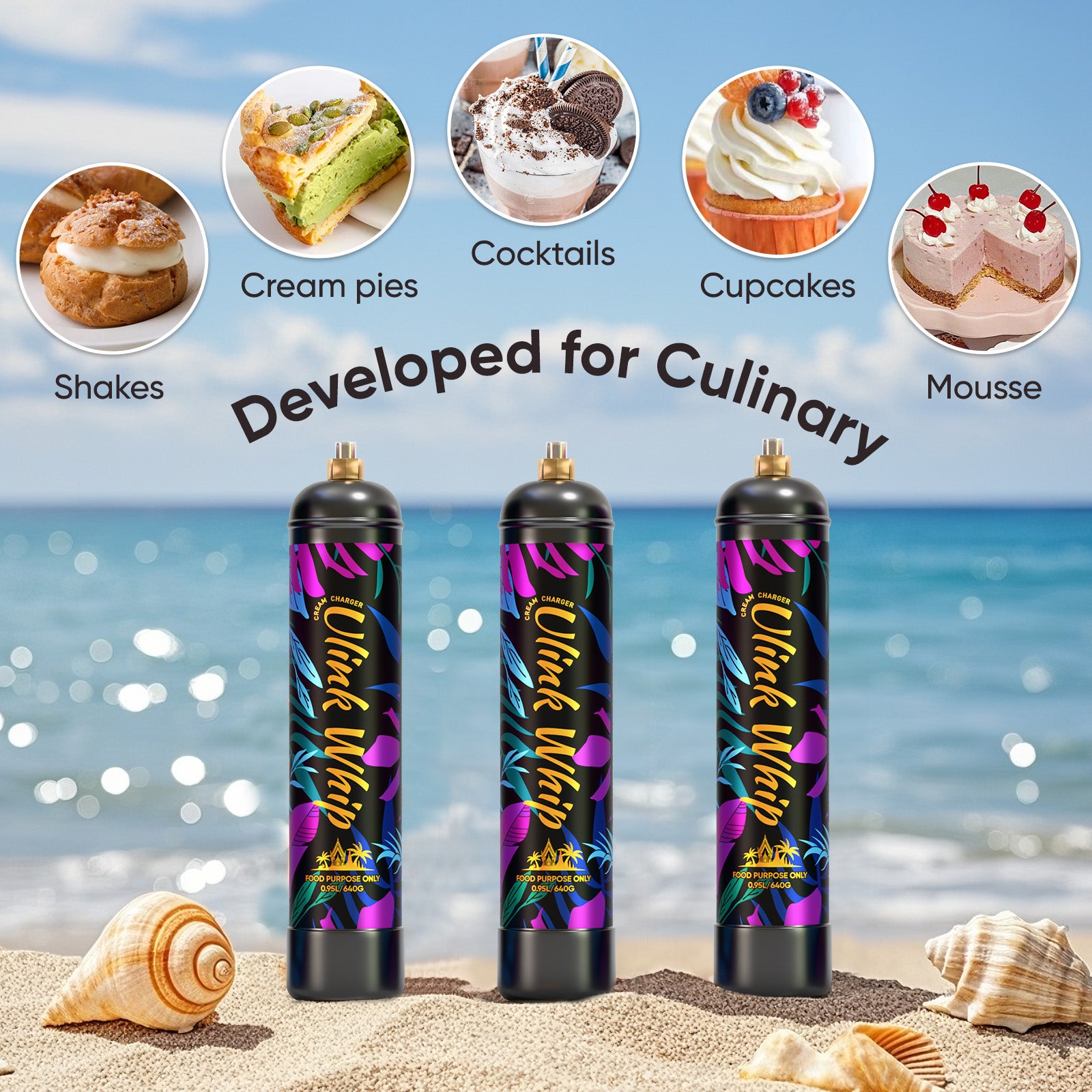 0.95 640g Cream Charger