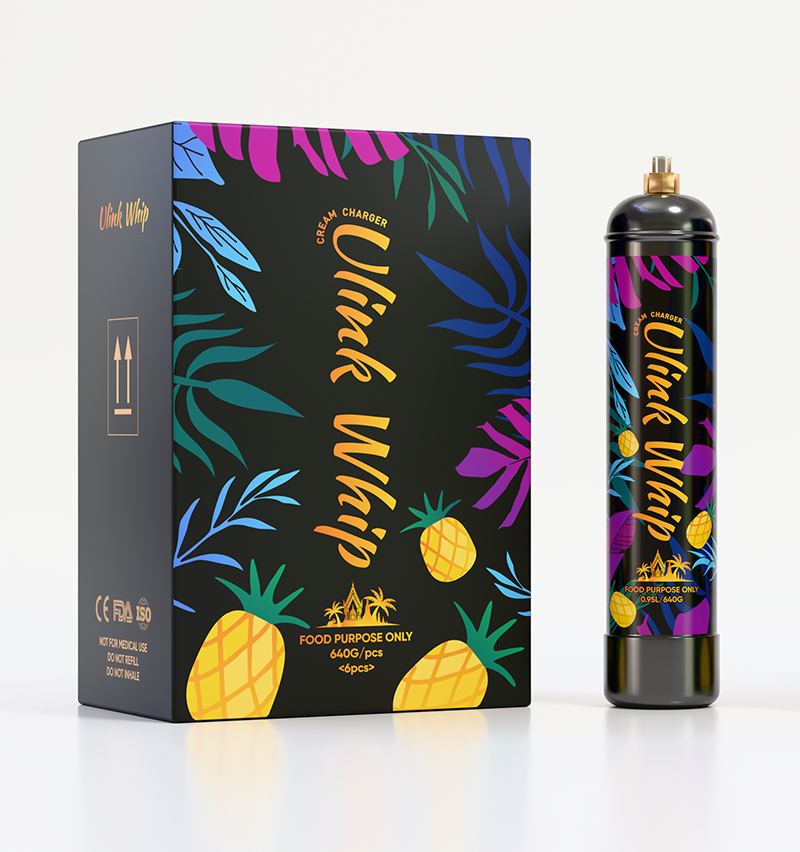 0.95 640g Cream Charger Pineapple flavor